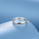 Saturday Fu PT950 platinum ring men's ring live platinum couple ring birthday gift size 18 about 4.9g