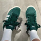 Adidas (Adidas) Brettschuhe Herrenschuhe Frauenschuhe 2025 Sommer Grand Court Base 00S Sports Schuhe Low Top Casual Schuhe IH6187 Green 36