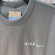 
NIKE Nike Men's Short Sleeve Summer New JUST DOIT Breathable Cotton Half Sleeve Sports and Casual Round Neck T-shirt HF6172-053 Gray XL