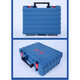 Dongcheng 12/18 Boîte à outils Drift Perceuse Boîte en plastique Électricité Angle de perceuse à main Grinder Hammer électrique Boîte de rangement portable 20V / 698 Boîte en plastique adaptée à une clé à 20 V et à une forage électrique