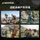 迪卡侬双肩背包MH500新款户外旅行徒步登山轻量化重装背负系统大容量 静谧蓝-25L 升级新款