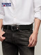Tommy Hilfiger [Neujahrsgeschenk] [Cowide Belt] Herren Metallnadel Manschette Casual Belt 12045 Black 90 cm