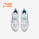 ANTA Children's Sandals, Girls' Shoes, 2025 Summer New Knob Buckle Breathable Frame Shoes, Baotou Beach Shoes Anta White/Light Mist Purple/Mint Blue-1 33