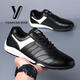 
YRC Yierkang men's shoes 2025 new genuine leather sports outdoor casual shoes fashion trendy soft sole breathable small white shoes 9871 white 42 standard leather shoe size