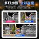 索瑞特太阳能监控器360度全景全彩夜视自动追踪室外无电无网络高清无死角4g户外手机远程家用摄像头无线 30天循环录像卡