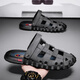 
STEFFIE LOVE2025 summer new men's shoes trendy two-wear driving sandals breathable beach shoes casual sandals men black 9901 39