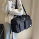 Travel bag women's handbag large capacity light portable to be delivered storage short-distance swimming fitness packaging clothes duffel bag rice white