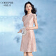 Kebeier Gentle Pink Modified Cheongsam Robe Fomen Fomen Summer 2025 Nouveau jeune tempérament Xi Robe de mariée à belle-mère 2xl