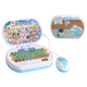 Jiashi Kinder Computerspielzeug mit chinesischem und englischem Point -Leser von Maus, Pinyin Lernmaschinen Buchstabe Frühschulbildung Kindergärtner Smart 0 Blau (mit Maus) + Ladungssatz