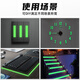 Haoskop Luminous Sticker Fluorescent Sticker Luminous Tape Warning Tape Stair Step Floor Self-luminous Warning Sticker 1cm*10m