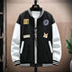 Chang Luzhu Chunqiu Veste pour hommes Trendy Korean Style Baseball Veste de baseball décontracté Studeage adolescent pour hommes 702 blanc [Spring and Automne Style] L Recommandé 90 Jin [Jin est égal à 0,5 kg]