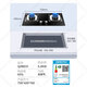 Haier range hood 7-shaped range hood top side bottom double suction 25 cubic cube high suction high frequency self-cleaning hood EC723 wave switch smoke stove set C2700A same model [Package 3] Single hood + 5.2KW double-sided timing stove (natural gas)