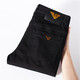 
Armani 2025 new high-end pure black jeans men's spring and autumn new Korean style trendy brand slim-fitting small-foot pants men pure white AMN690 four-season model 28 2 feet 1 waist