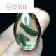 Zezhijia Green Ghost Pends de la fortuna de los hombres Pixiu Pot Pirnes Pyramid sin preocupaciones colgante colgante de cristal A695