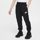 
Nike knitted trousers for children for autumn boys cone knitted cotton sweatpants official NIKE CLUB HM9272 063 color-setting dark gray 120 M