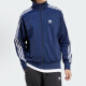阿迪达斯 （adidas）三叶草25款经典藏蓝色条纹立领外套夹克IR9893官方旗舰 IR9893 藏蓝色/ S