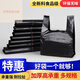 Kaximu black portable vest bag desktop home dormitory kitchen office pharmacy privacy takeaway bag shopping bag convenience bag PE5010 (thickened) 22*32 500 (full number)