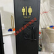 Meikejie toilet door bathroom door container door iron door industrial style cafe bar restaurant toilet sliding door 100*100cm