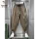 
Woodpecker (TUCANO) 2024 summer new cotton and linen breathable drooping casual pants for men's trendy loose pleated Harem radish pants Black 4XL Recommended 190-210Jin [Jin equals 0.5 kg]