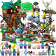 
Lego Ninja Building Blocks Minecraft Assembled Children's Mechanism Cave Assembled Toys Gifts for Boys and Girls Upgrade Cave 4 Mechanisms with Lights 3888 Grains