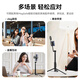 Yobasket Magnetic Saug Bracket Magsafe Magnetische Saug -Selement Selfie Stick Bluetooth Fernbedienungssteuerfoto Ständer Mobiltelefon Horizontal und vertikaler Aufnahmeschalter Live -Stativ für Android -Apfel [Füllung helles Paket Schwarz] Magnetische Saughelf -Selement -Stick Max Black + Magnetic Saug Fill Light