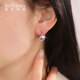 Shengshi Qiyuan platinum earrings pt950 genuine platinum ear hook earrings ear buckle platinum earrings pine cone earrings for women 5.9-6.2g (pair)