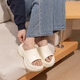 Planaling 8.0 Sandalias elevadas de suela gruesa para mujeres que usan el nuevo pastel antideslizante de verano se siente como flip de playa de celebridades de Internet 8 cm de zapatillas aumentadas [trébol blanco de cuatro hojas] 38-39 [adecuado para 37-38]