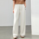 Fibre Show [Pantalon de remboursement de la couche d'air] style sportif Elastic Firm Wide Jambes Ligne Pantal