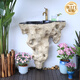 Yushixuan courtyard outdoor washbasin garden B&B washbasin courtyard terrace wall-mounted integrated washbasin outdoor imitation stone Yingshan washbasin (without faucet)