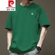 皮尔卡丹（pierre cardin）潮流美式短袖T恤男夏季新款宽松港风 白色-1365短袖-棉 S 【建议80-110斤】