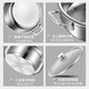 SUPOR thickened 316 stainless steel hot pot household large-capacity soup pot gas stove induction cooker shabu-shabu non-stick cooking soup pot 1 inch suitable for 78 people 32cm