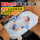 
Dingjie car-mounted baby bed car rear seat sleeping mat portable foldable baby traveling children's sleeping artifact [Gray] Give larger seat belt + storage bag