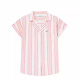 Columbia Frauen im Freien Freizeit bequemes Kurzarm-Revers-Hemd FR6296 FR6296-696 Pink Hygroscopic Schnell Trocken xs
