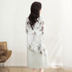 Sibaishe New Chinese Dress 2025 Summer New Women's Chinese Style Elegant Temperament Spliced ​​A-line Skirt