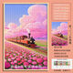 Taoli Familie Heilung Miyazakis Frühlingszug Puzzle 1000 Stücke mit gerahmtem handdekoriertem Malerei Geschenk Puzzle Bildungsspielzeug Spring Train-S983 1000 Stücke ohne Fotorahmen (Brechen/Senden von Plakat)