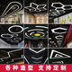方通灯led长条灯办公灯铝方通专用办公室吊灯明装条 升级加亮款15053cm-36W白光