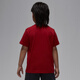 Nike (Nike) Jordan Official Nike Jordan Boys and Kids футболка Летняя спортивная припечатка Мягкая и удобная DB7393 687 Fitness Red 130 л 130 л.