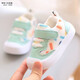 Dr. Jiang's same baby toddler shoes, mesh shoes, spring and autumn soft sole functional shoes, boys and girls' shoes for 1-3 years old, casual, B838 white 17 inner length 12.5 cm