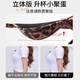 Catman Leopard Print Women's Underwear Women's Small Breast Push Up Show Big Bra Seamless Wireless Pull-up Anti-sagging Sexy Bra