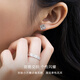 CRD Ke Laidi spot sparkling PT950 sparkling small sugar cubes platinum earrings anniversary gift for girlfriend 2.25g
