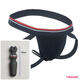 
Xin Youjie Sexy Men's Thong Black Combination N16 Legs Temptation Anal Plug Underwear T-Pants SS Fingertips (Silicon) Size 28-32
