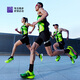 Bimai 2025 Neue Laufweste Wettbewerb Sporttraining Fitnessweste atmungsaktive Feuchtigkeit Absorption Schnell trocknen Marathon Green Soul Men 2xl