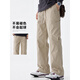 Semir 2025 Neue Sommer -Herren -Arbeitshose Frühling und Herbstmodemarke Loose Straight Pants Casual Long Hosen Herrenstil schwarz [9857] reguläre m