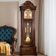 Honghe solid wood floor-standing clock mechanical clock mechanical winding movement European vertical clock large seat clock retro clock 9922 red German Hemler imported movement