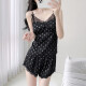 Монтегет Лето Новый ледяной и снежный шелковой шорты Set Set Women Women's Korean Style Имитация шелковая сексуальная сексуальная грудная площадка мода с двумя частями 9226# Black One Size m