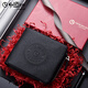 Goldlion wallet men's short leather zipper wallet men's coin wallet men's fashion cowhide 2025 new wallet trend style 1