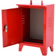 Aigujie outdoor floor-standing secondary box construction site temporary distribution box tall mobile portable rainproof switch cabinet control box red 250*300*180 suitcase engineering style