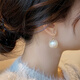 Fat Donglai's same style large pearl earrings, Liu Shishi's same style, Shijia's large pearl earrings, feminine and light luxury earrings, Shijia's large white pearls 20mm, same style as Liu Shishi's