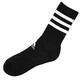 Adidas (adidas) men's socks and women's socks. New casual socks. Fitness training breathable and fashionable striped casual mid-tube socks. Outdoor mid-tube socks. FH6629 XL