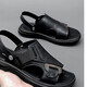 Red Dragonfly Summer New Men's Sandals cómodos sandalias de playa antideslizantes de suela sandalias de suela suave informal Black 9923 43 [en el evento]